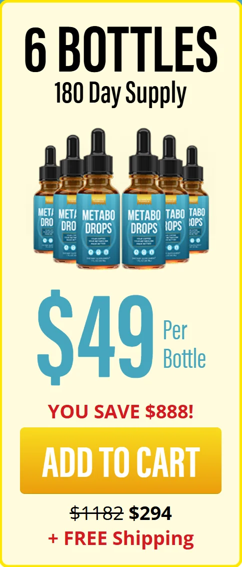 Metabo Drops price-6 bottles